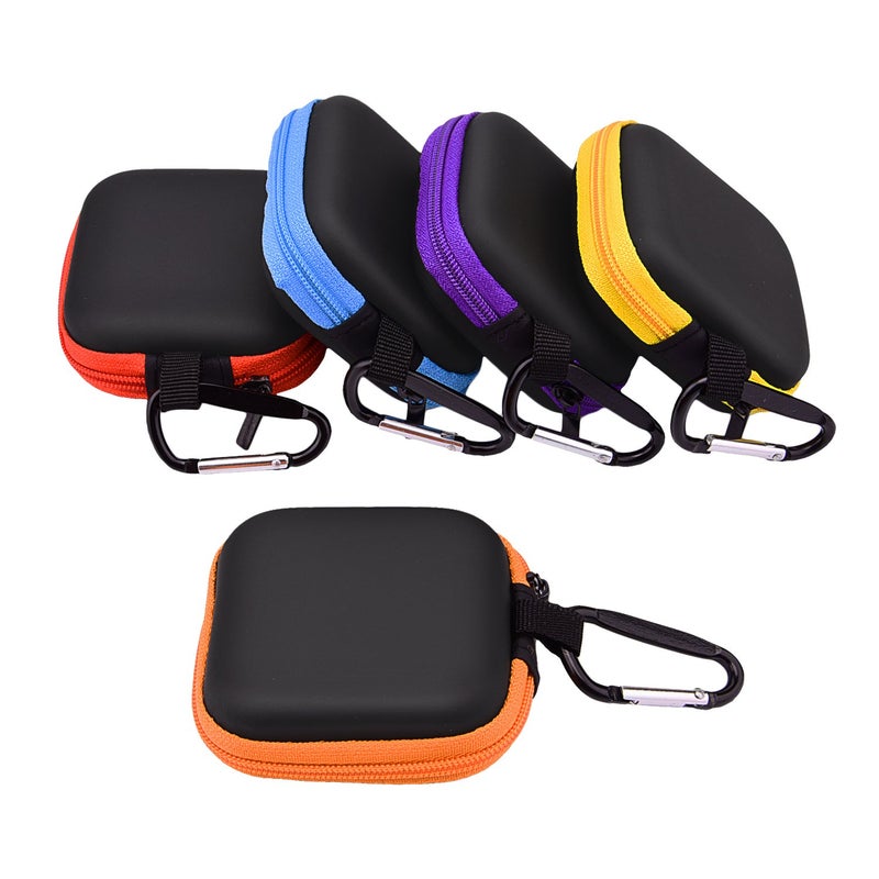 Sunmns 5 Pieces in Ear Bud Earphone Headset Headphone Case Mini Storage Carrying Pouch Bag - Image 2